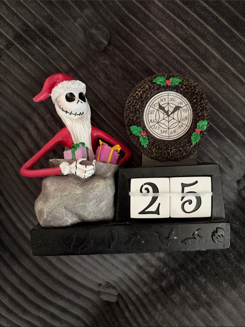 Disney Jack Skellington Advent Desktop Calendar - Red, Black, White, Green